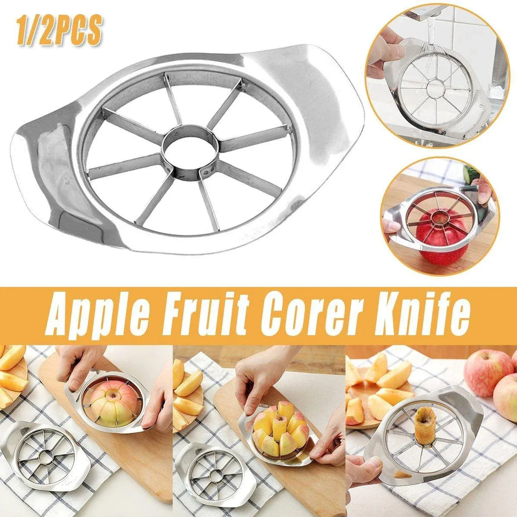 Stainless Steel Apple Corer and Slicer, 8 Segments