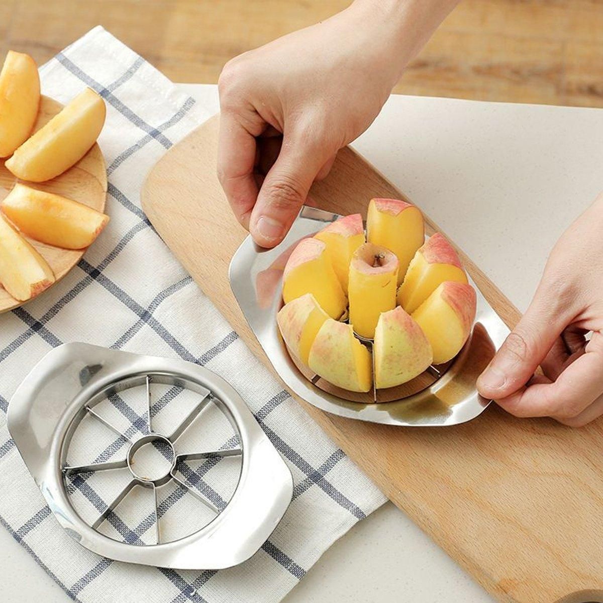 Stainless Steel Apple Corer and Slicer, 8 Segments