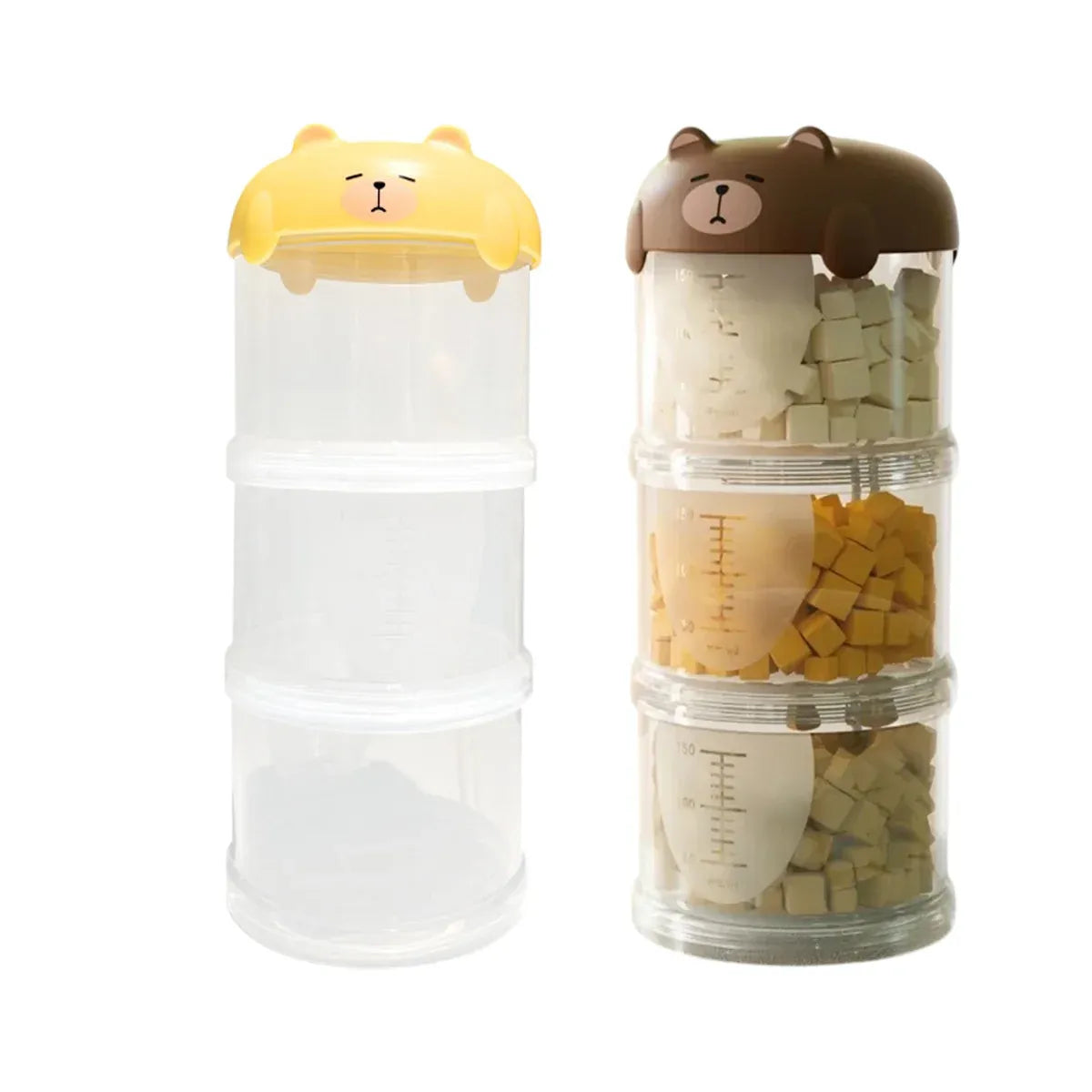 3-Tier Portable Pet Food Storage Container