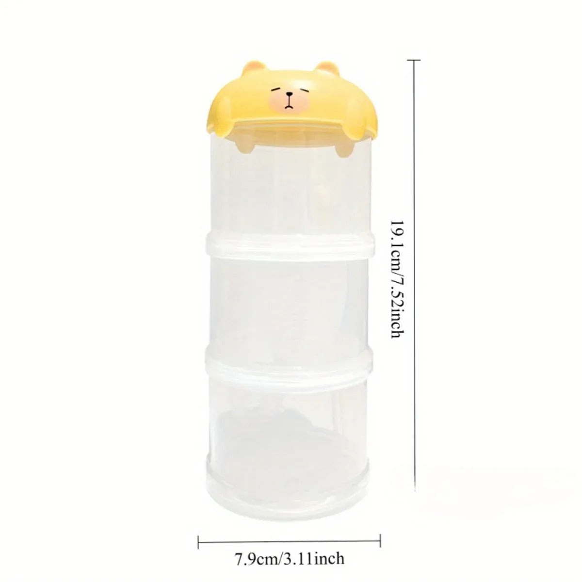 3-Tier Portable Pet Food Storage Container