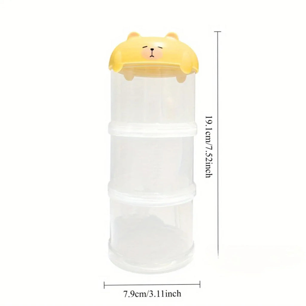 3-Tier Portable Pet Food Storage Container