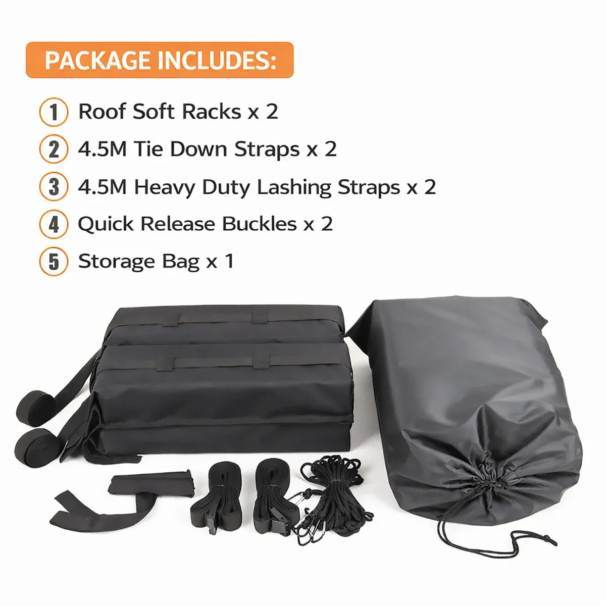 Universal Soft Roof Rack Kayak Pads Foam Carrier Surfboard SUP