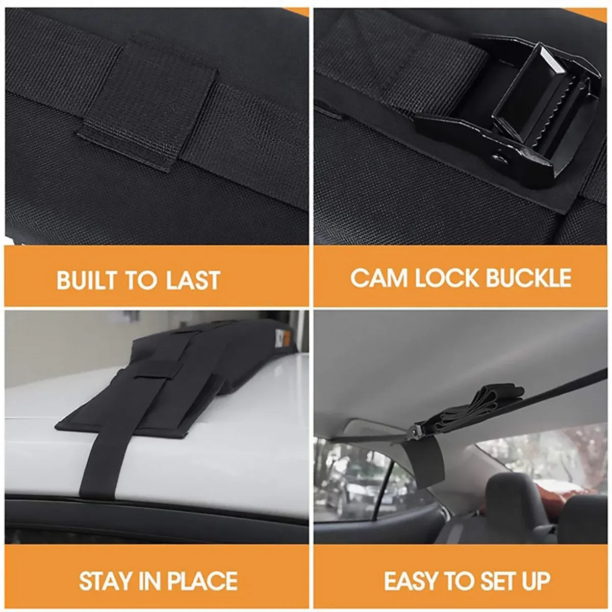 Universal Soft Roof Rack Kayak Pads Foam Carrier Surfboard SUP