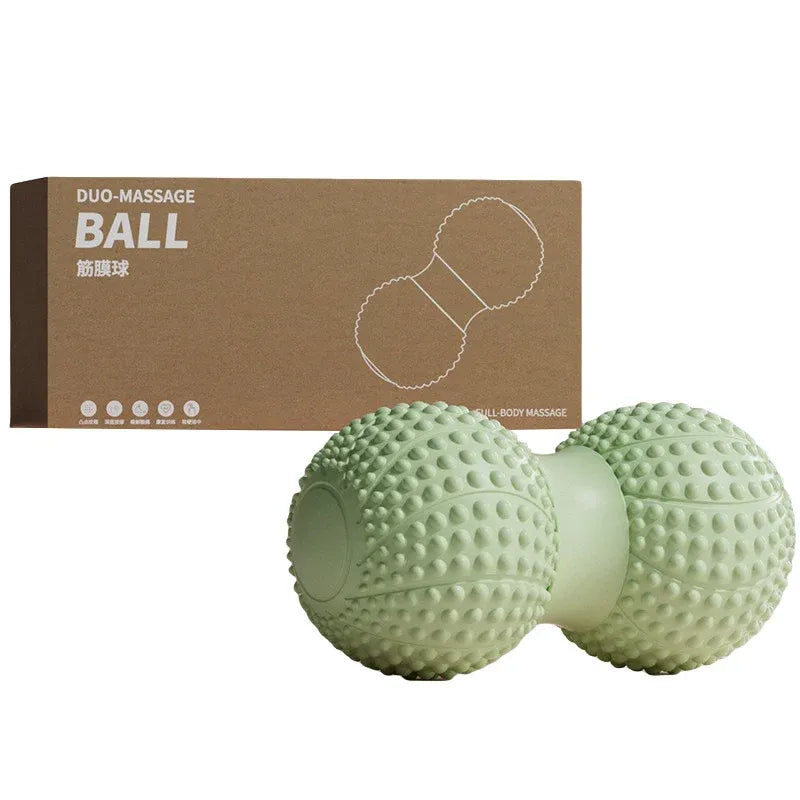 Peanut Massage Ball, 13 x 6.5 cm, Green