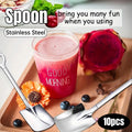 Stainless Steel Watermelon and Dessert Scoops, Set of 10