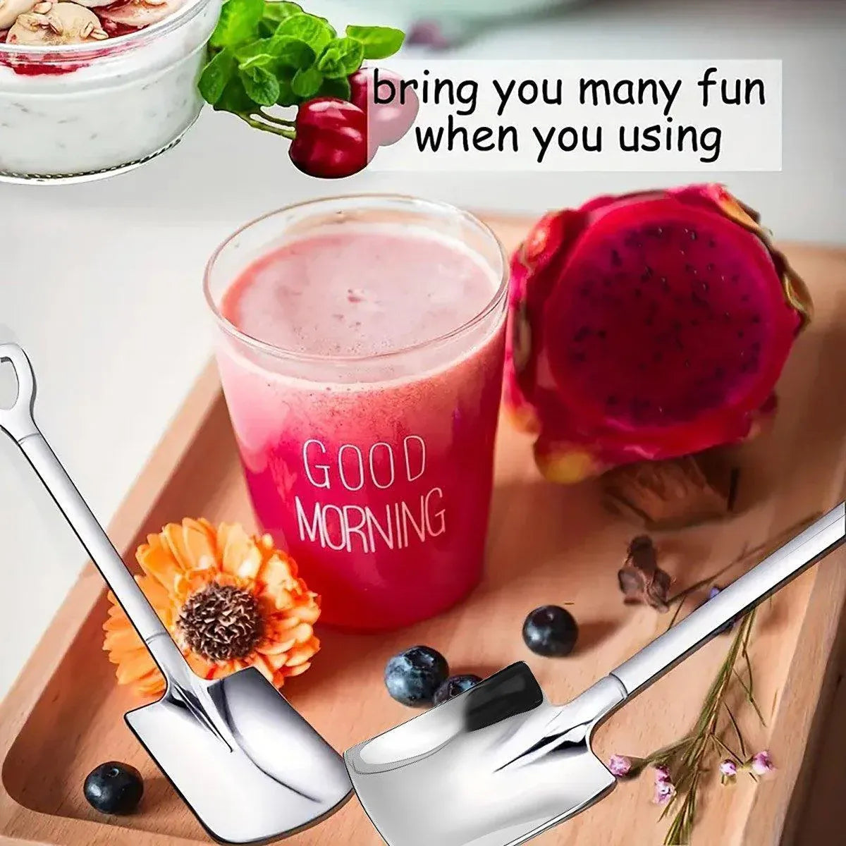 Stainless Steel Watermelon and Dessert Scoops, Set of 10