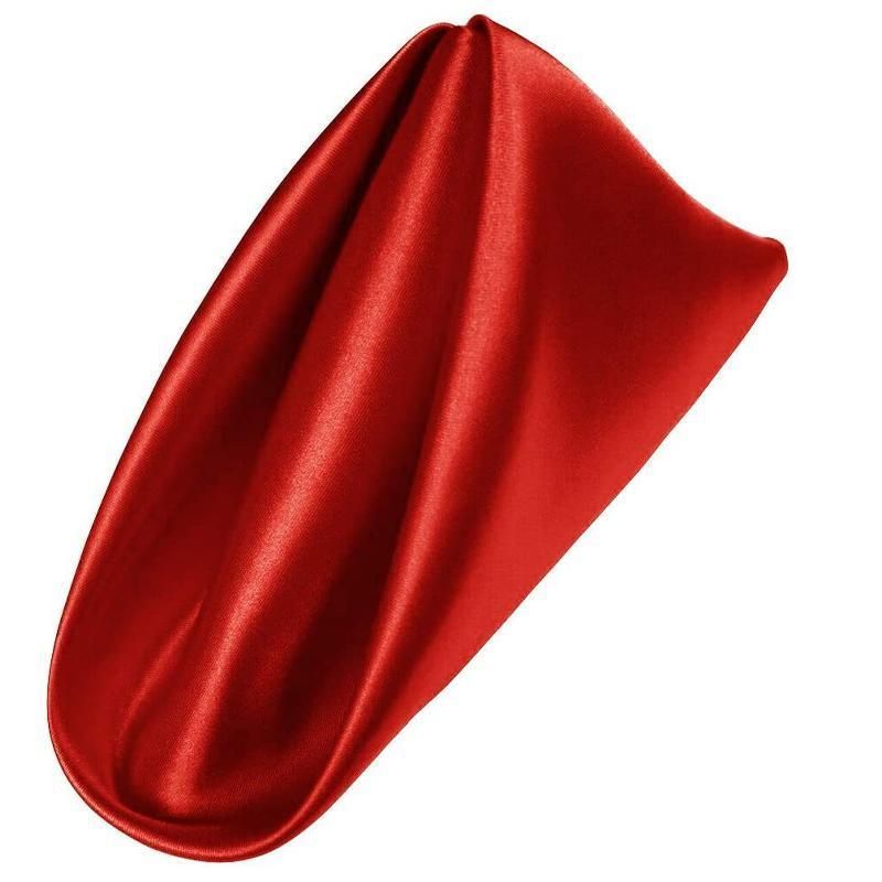 Plain Polyester Fabric Napkins, 43 x 43 cm, Pack of 50