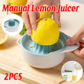 Manual Citrus Squeezer with Pour Spout, Set of 2