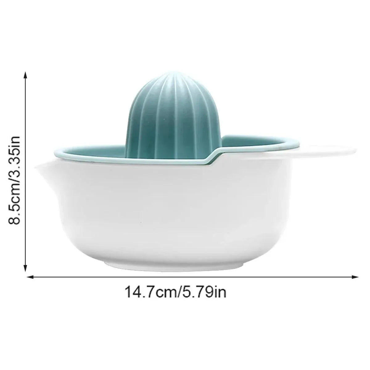 Manual Citrus Squeezer with Pour Spout, Set of 2