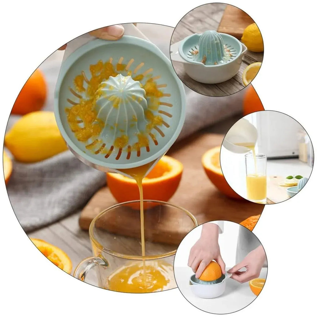 Manual Citrus Squeezer with Pour Spout, Set of 2
