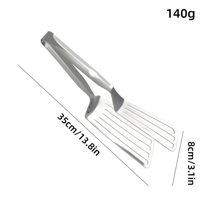 Stainless Steel Steak Tongs Multi-Functional Kitchen Tool for BBQ