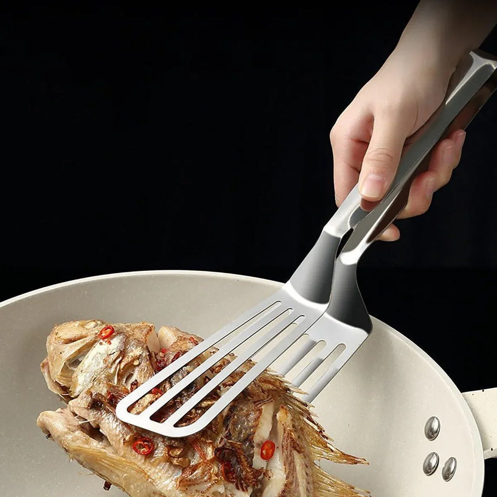 Stainless Steel Steak Tongs Multi-Functional Kitchen Tool for BBQ