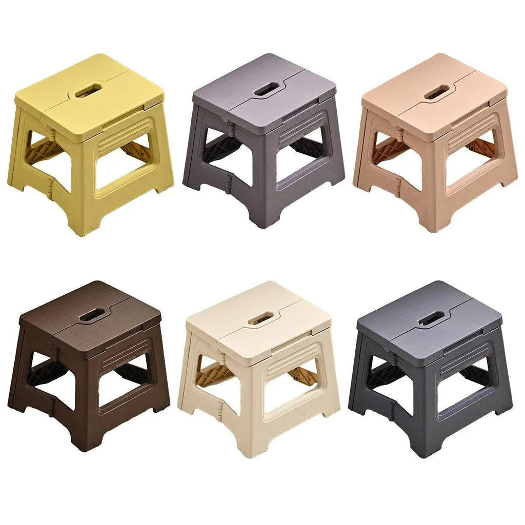 Portable Outdoor Plastic Folding Stool Lightweight Foldable For