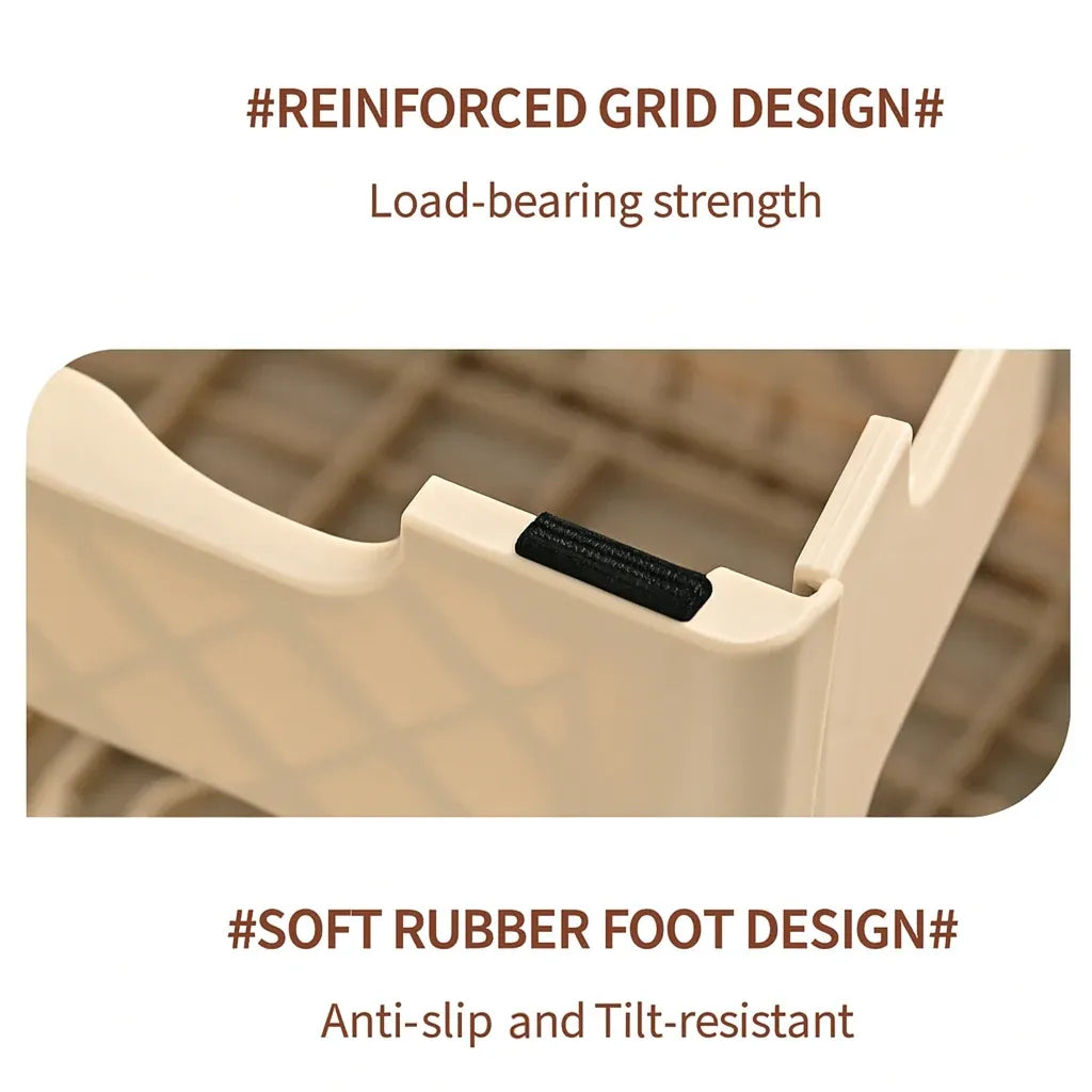 Portable Outdoor Plastic Folding Stool Lightweight Foldable For