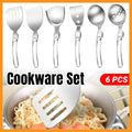 Folding Stainless Steel Camping Utensil Set, 6 Pieces