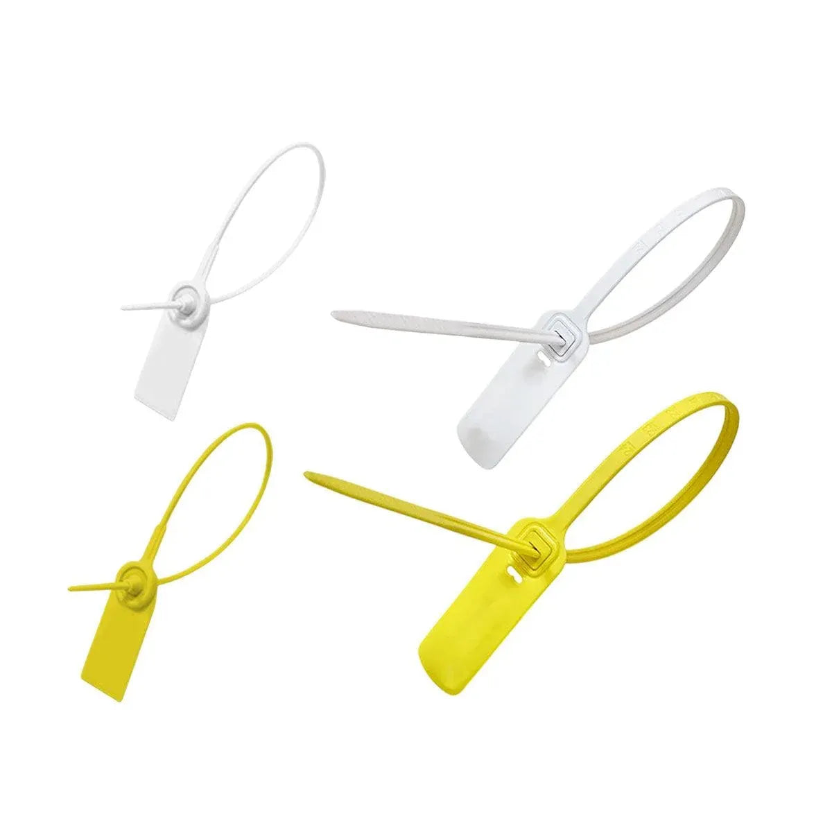 100PCS Plastic Seal Security Tags Plastic Label Tabs Ties for