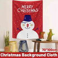 Merry Christmas Snowman Wall Hanging, 100 x 70 cm