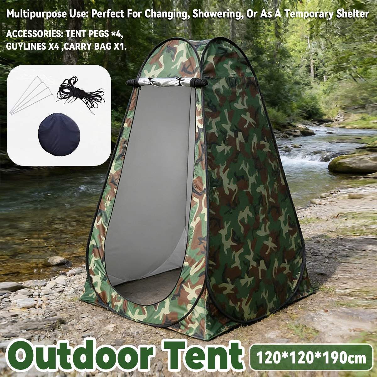 Portable Outdoor Changing Tent Privacy Shelter Waterproof