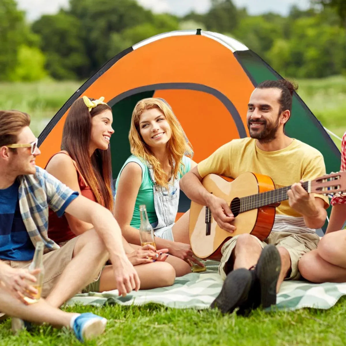 Outdoor Camping Tent Portable Sun Protection Lightweight Quick