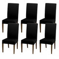 Stretch Spandex Chair Covers, Set of 6