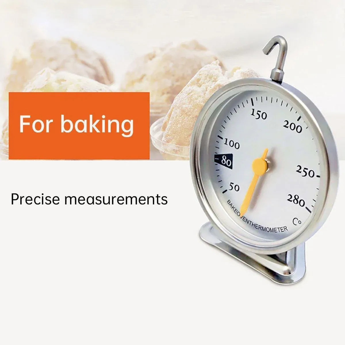 Mechanical Oven Thermometer with Hook and Stand