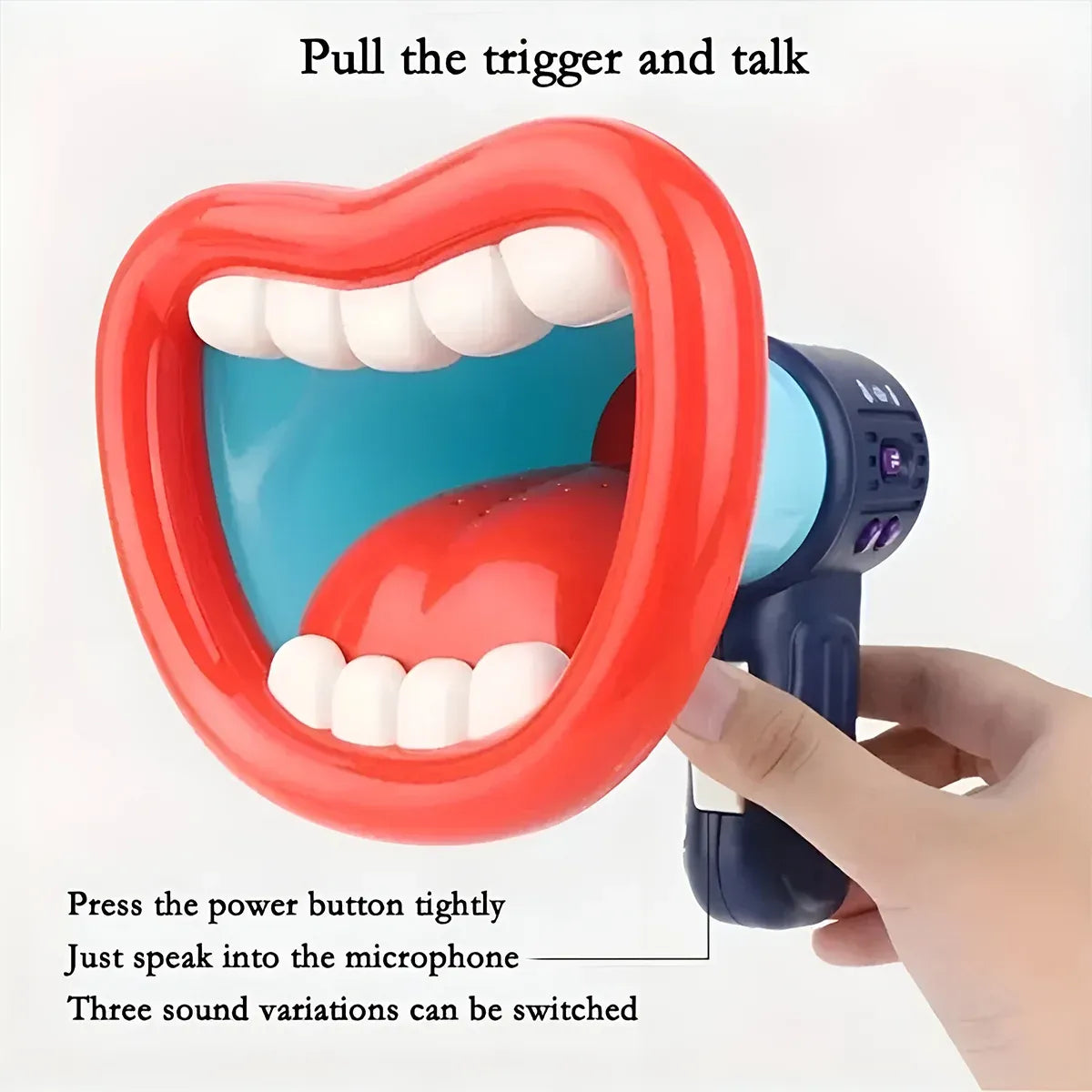1-Piece Voice Changer Megaphone Toy with Strap