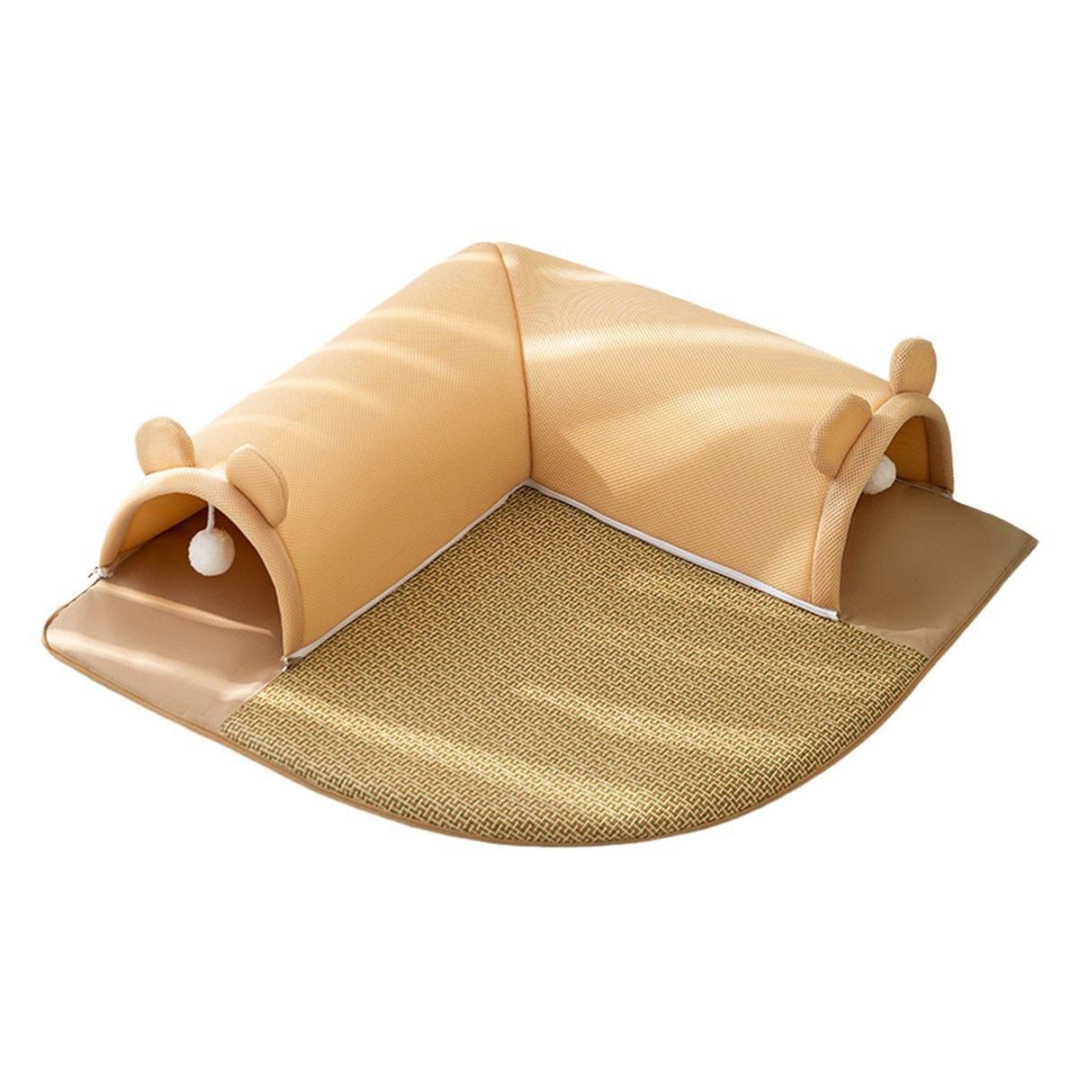 Washable Cat Tunnel Nest Corner Passage Cat House Easy Clean Pet