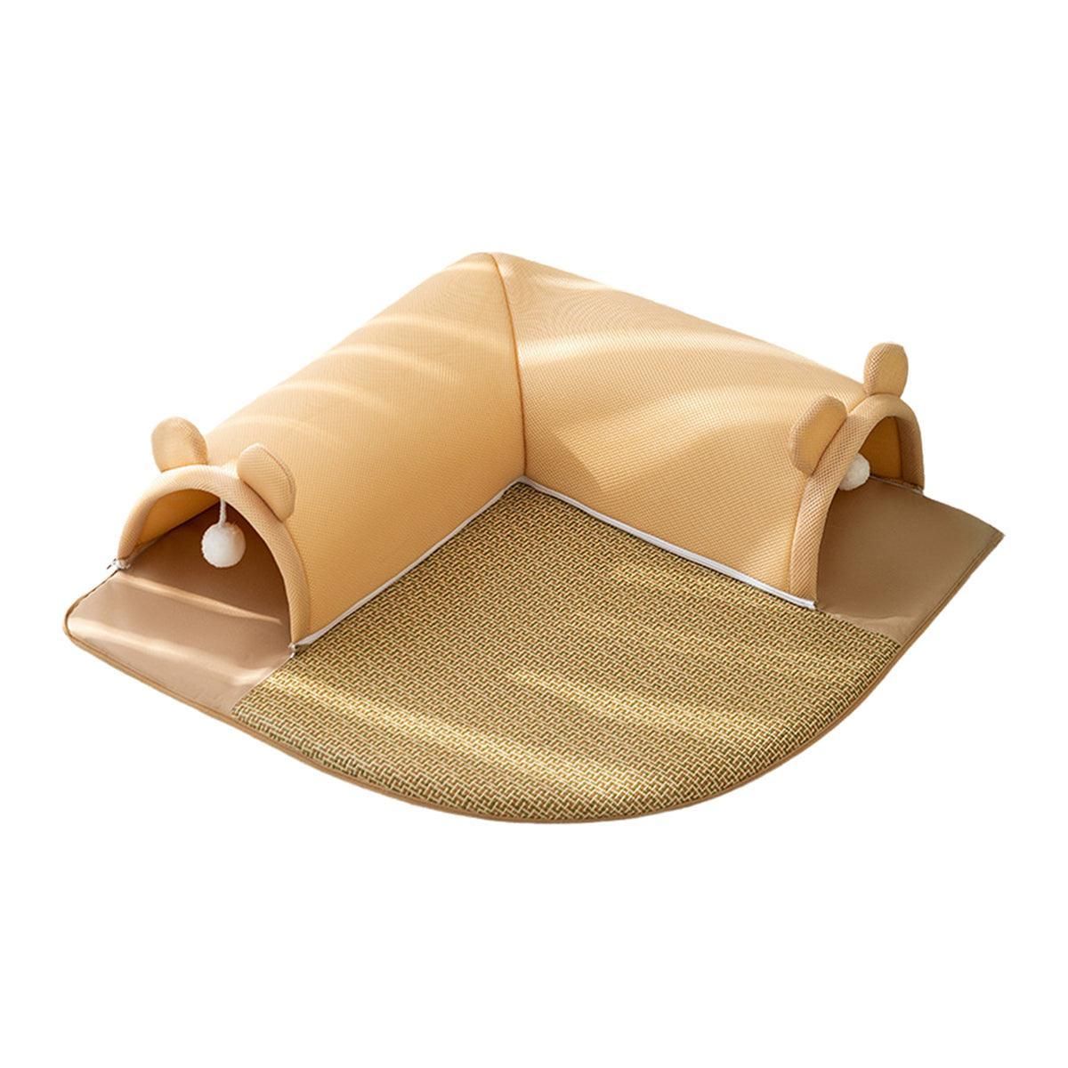 Washable Cat Tunnel Nest Corner Passage Cat House Easy Clean Pet