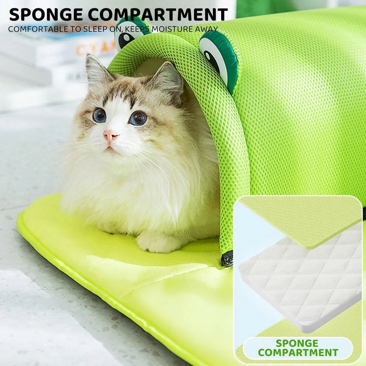 Washable Cat Tunnel Nest Corner Passage Cat House Easy Clean Pet