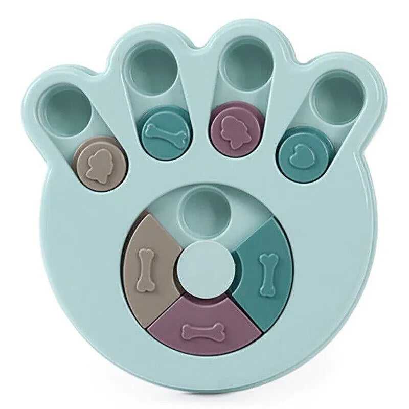 Dog Treat Dispenser Food Puzzle Toy Interactive Training Feeder Pet