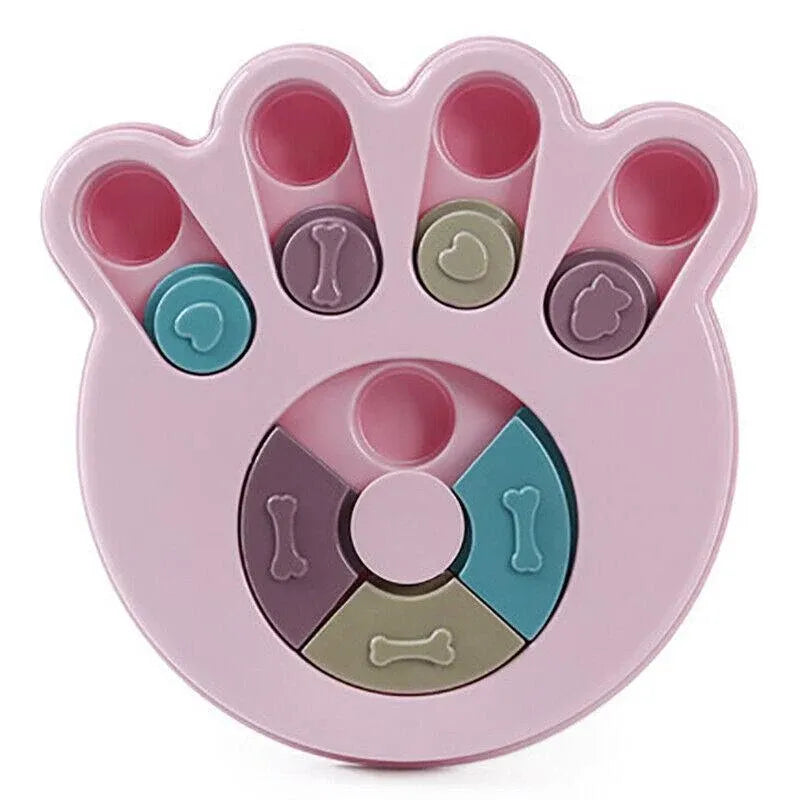 Dog Treat Dispenser Food Puzzle Toy Interactive Training Feeder Pet
