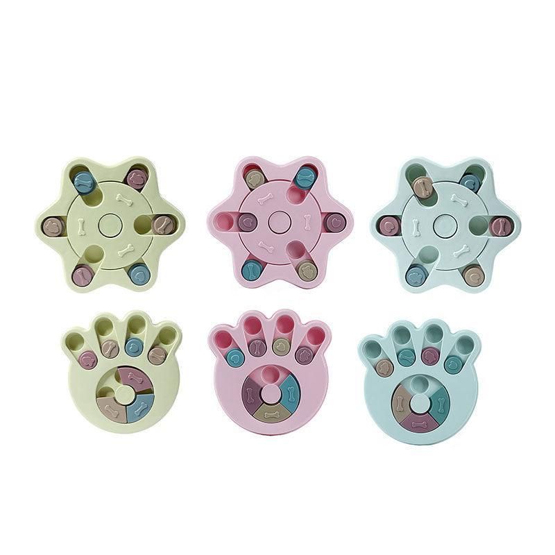 Dog Treat Dispenser Food Puzzle Toy Interactive Training Feeder Pet