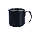 Stainless Steel Vacuum Insulated Coffee Cup with Lid, Black, 320 ml