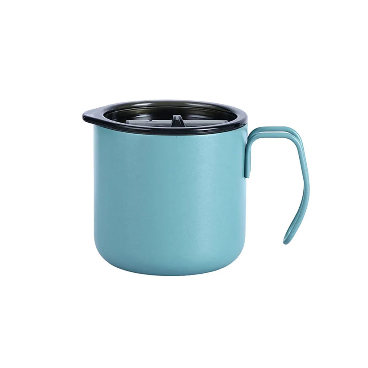Double Wall Stainless Steel Coffee Cup with Sliding Lid