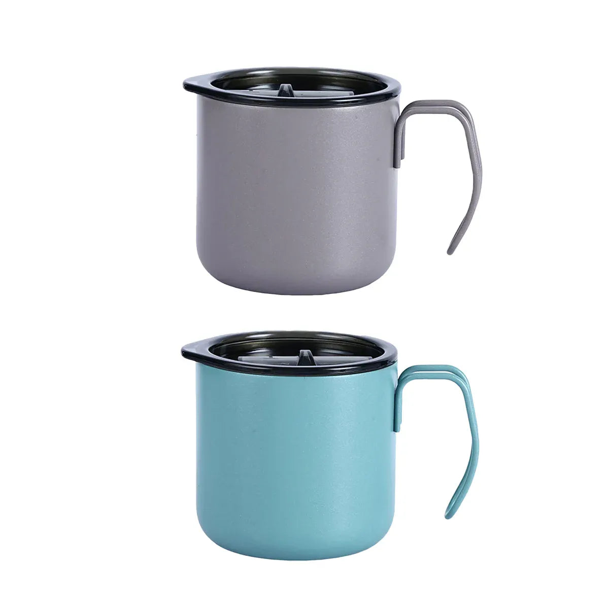 Double Wall Stainless Steel Coffee Cup with Sliding Lid