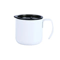 Stainless Steel Vacuum Insulated Coffee Cup with Lid, White, 320 ml
