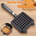 Non-Stick Stovetop Waffle Pan with Handle