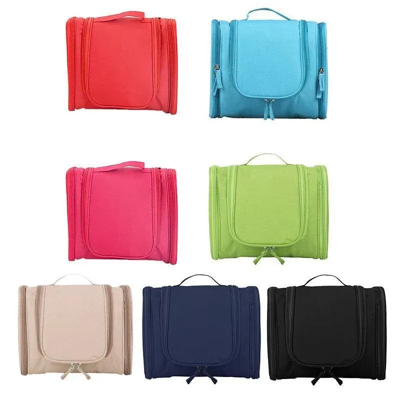 Hanging Nylon Toiletry Bag with Hook, 24 x 10 x 25 cm