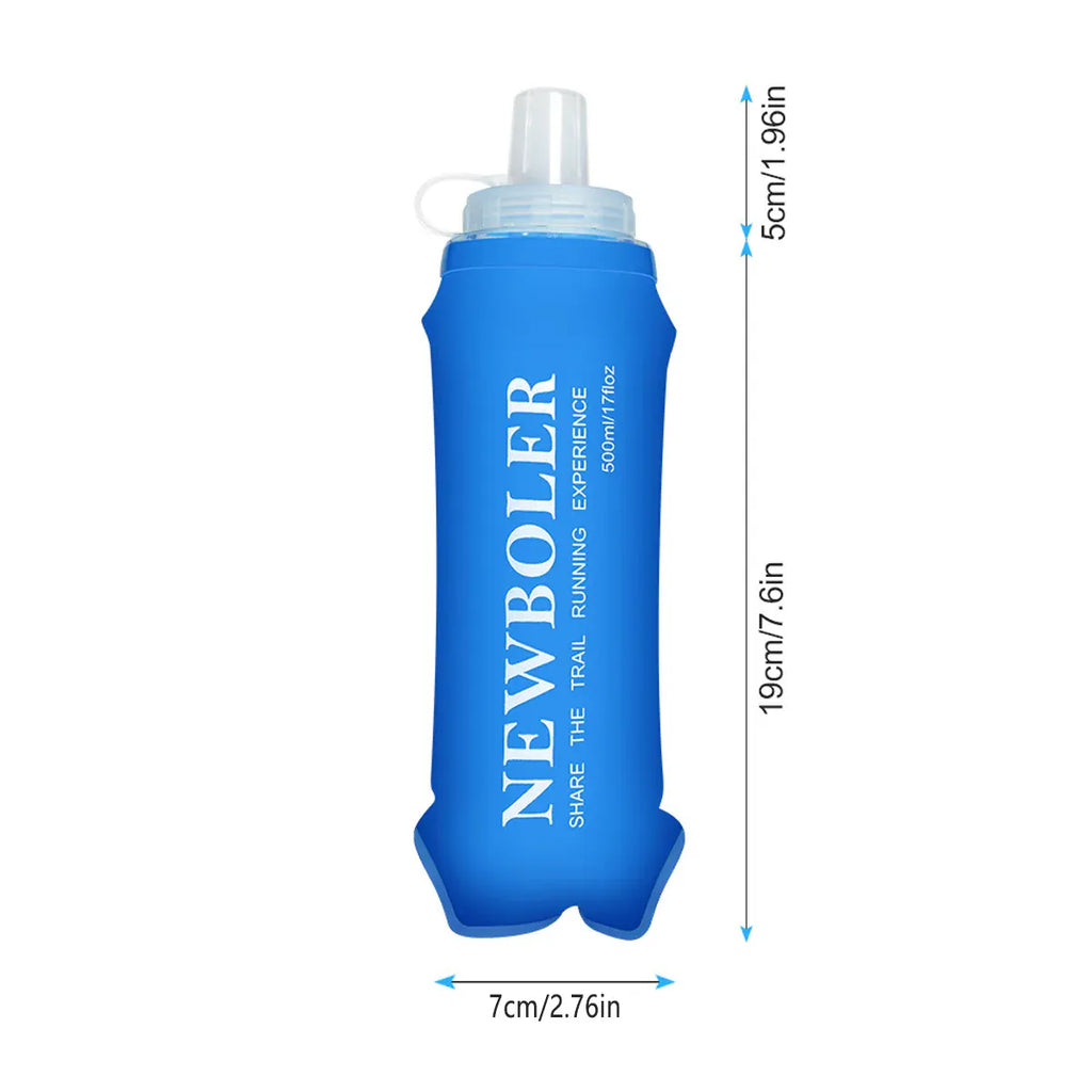 Sports Folding Soft Water Bottle Running Portable Outdoor Large