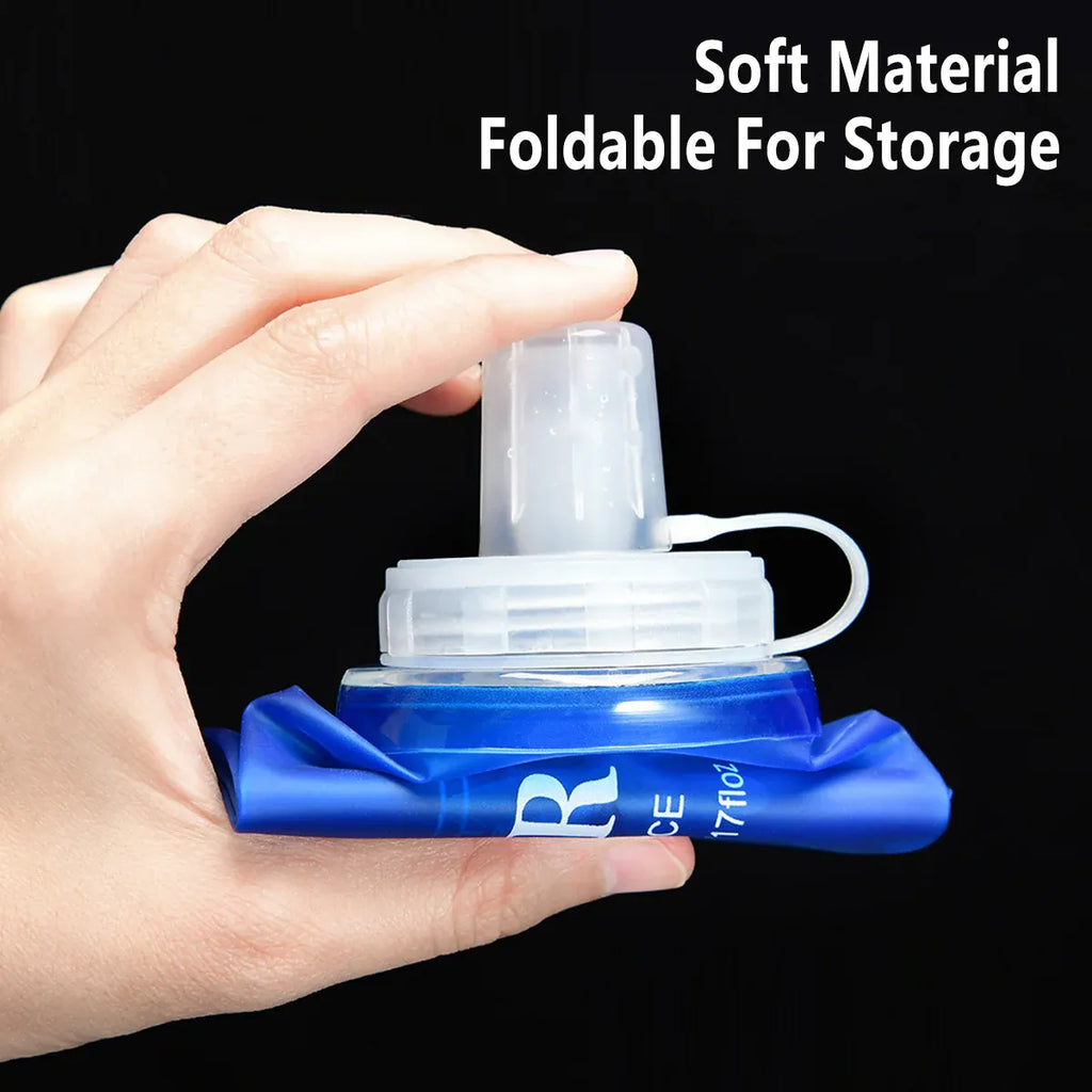 Sports Folding Soft Water Bottle Running Portable Outdoor Large