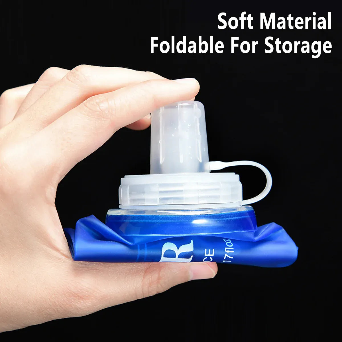 Sports Folding Soft Water Bottle Running Portable Outdoor Large