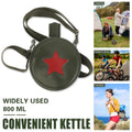 Outdoor Red Five Star Water Bottle Portable Camping Hiking