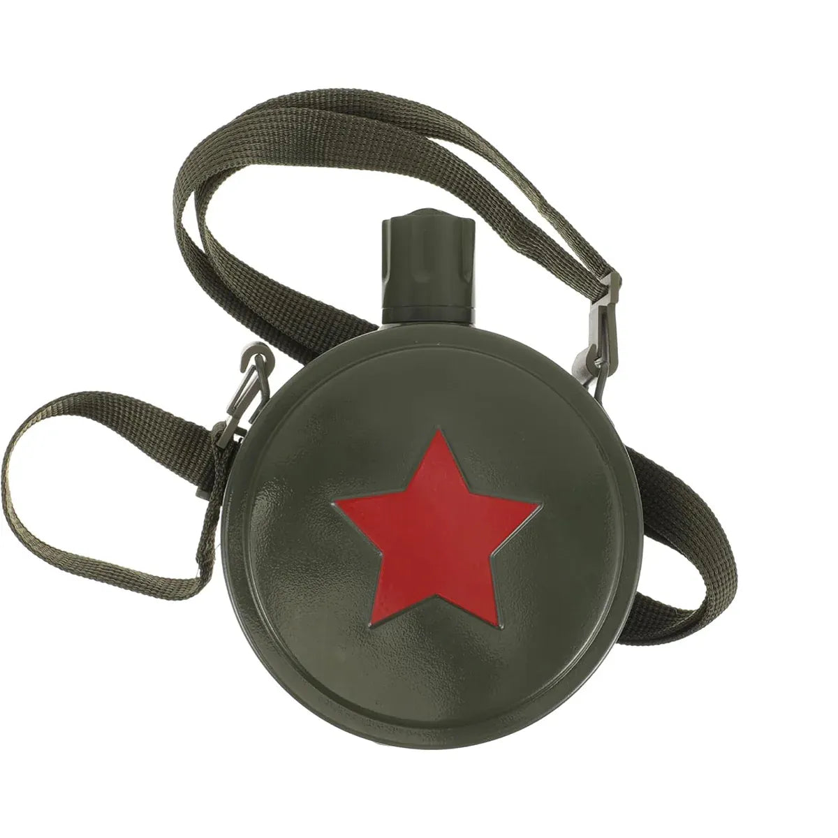 Outdoor Red Five Star Water Bottle Portable Camping Hiking