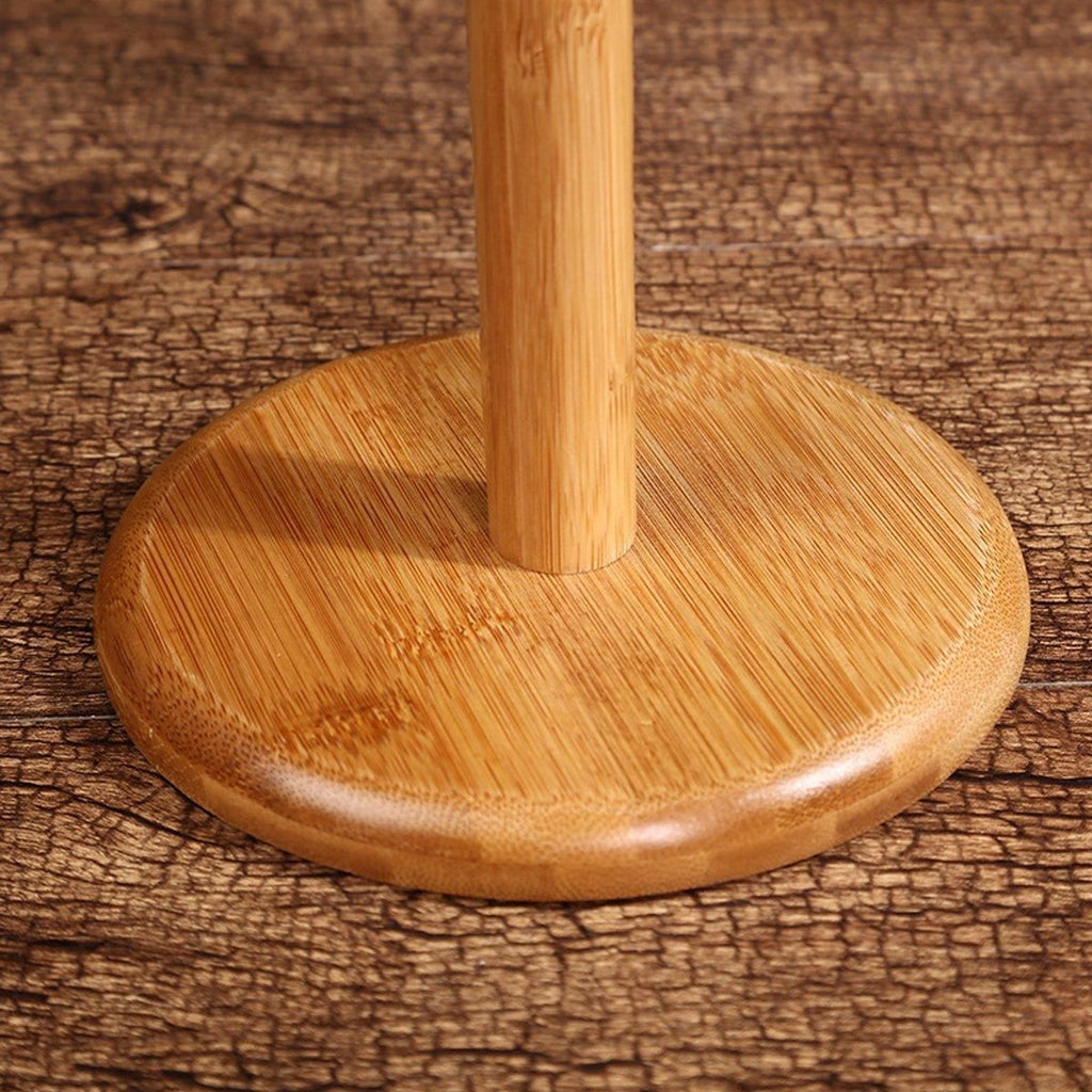 Bamboo Mug Tree Cup Holder, 6 Branches, 33 cm