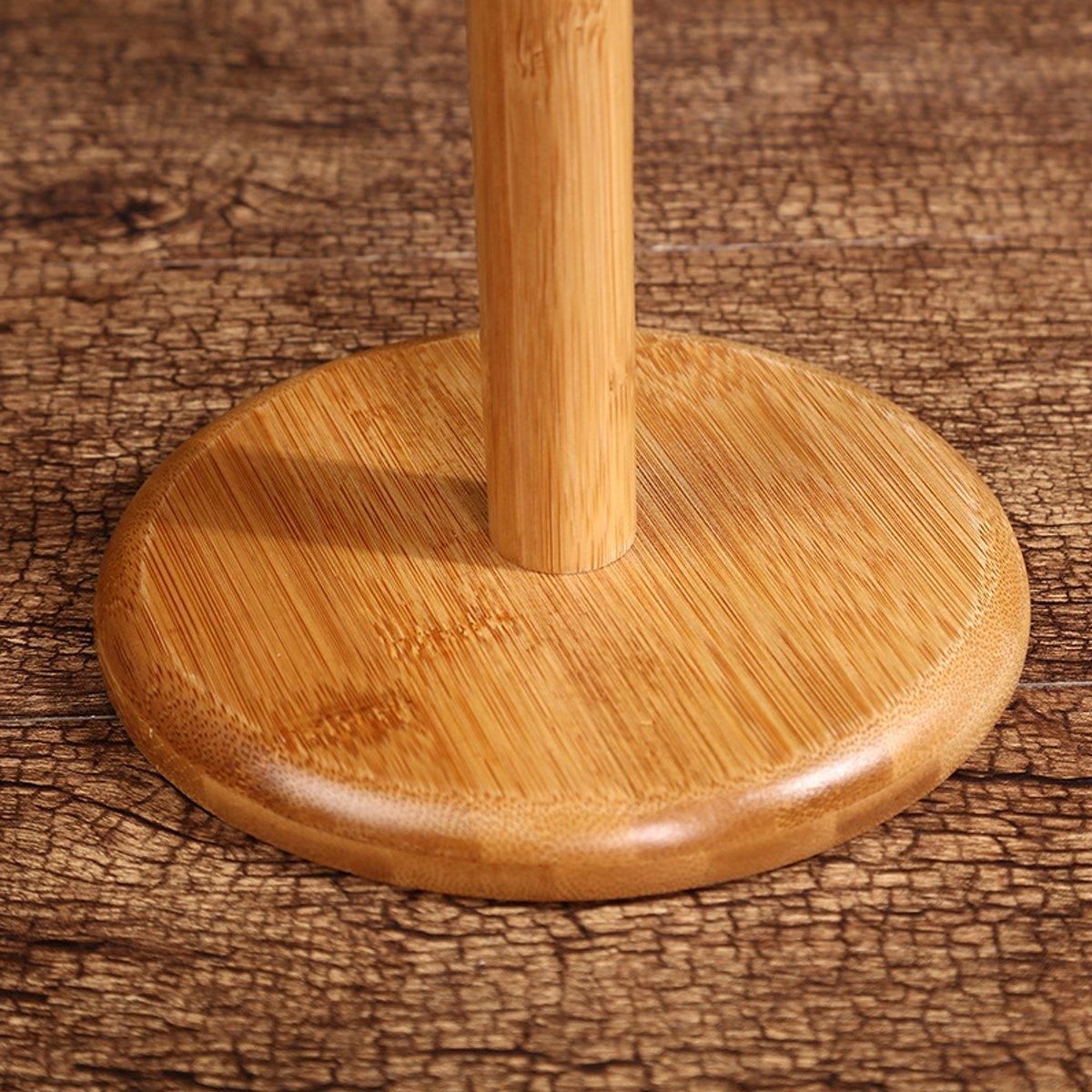 Bamboo Mug Tree Cup Holder, 6 Branches, 33 cm