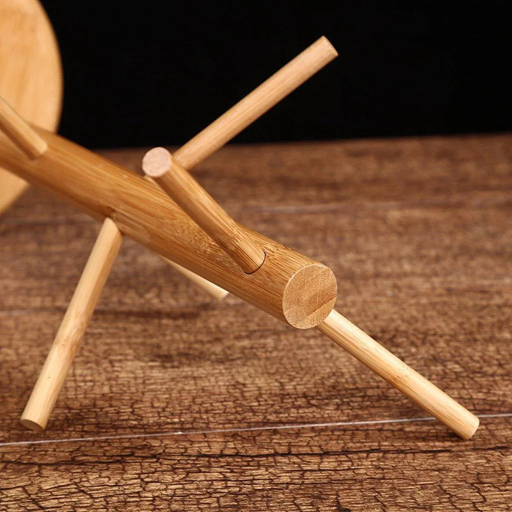 Bamboo Mug Tree Cup Holder, 6 Branches, 33 cm