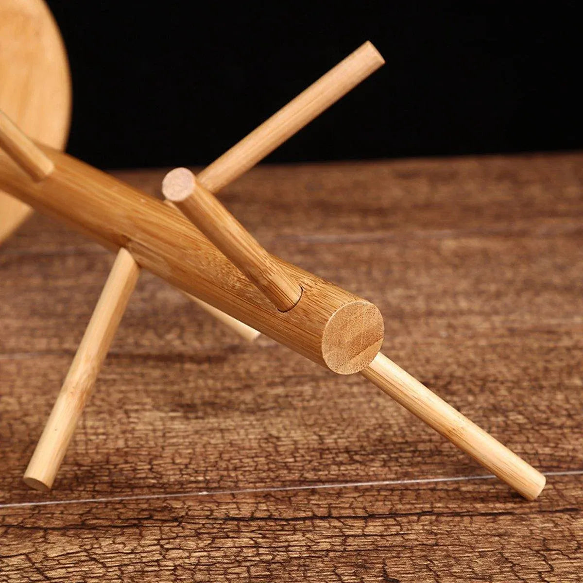Bamboo Mug Tree Cup Holder, 6 Branches, 33 cm