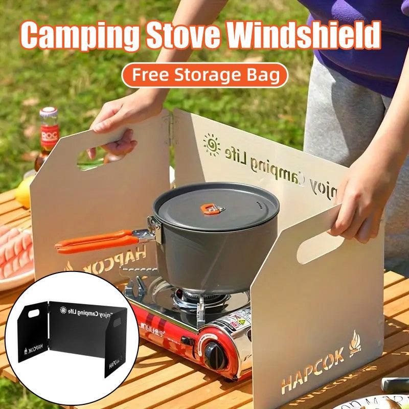 Outdoor Camping Tri Fold Board Portable Folding Windproof