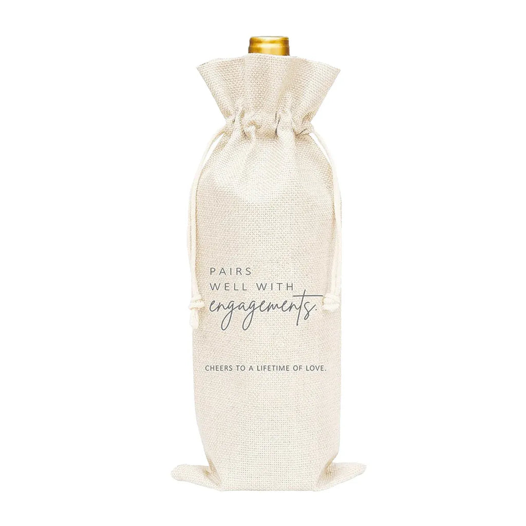 10CPS Wine Bottle Gift Bag Single Bottole for Christmas Birthday