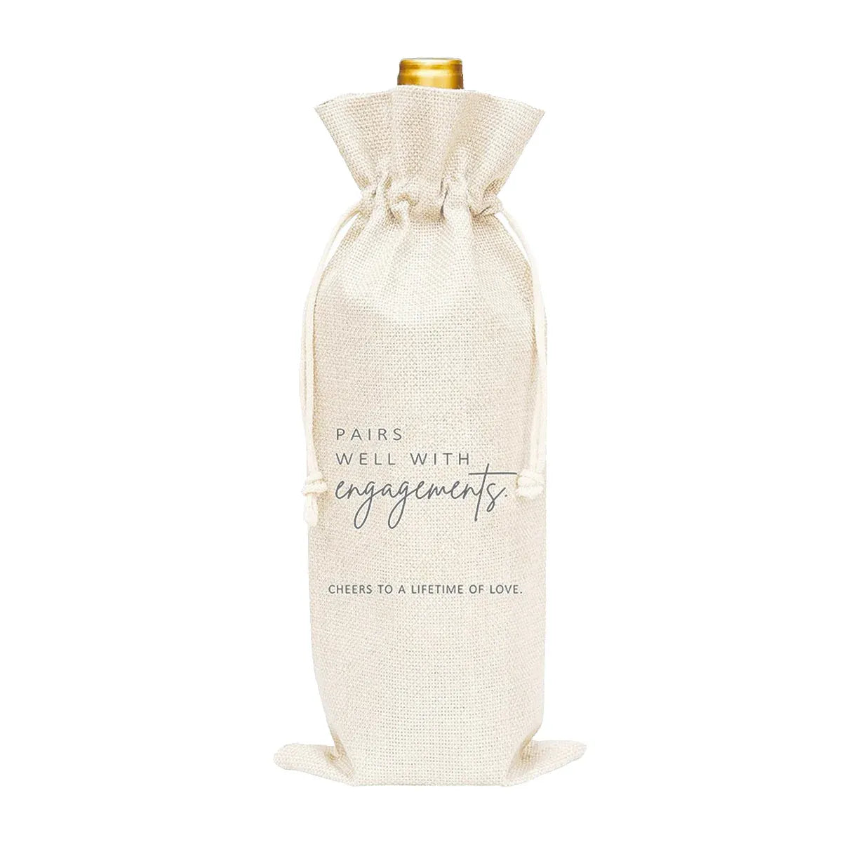 10CPS Wine Bottle Gift Bag Single Bottole for Christmas Birthday
